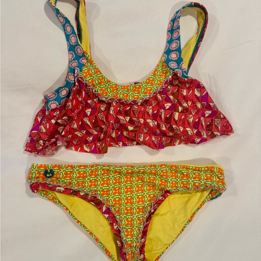 Maaji Ruffle Multicolored Bikini Set